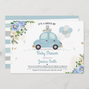 Conduite par Baby shower Invitation Douche Florale