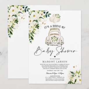 Conduite par Baby shower Invitation Hommes-Femmes 