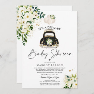 Conduite par Baby shower Invitation Hommes-Femmes 
