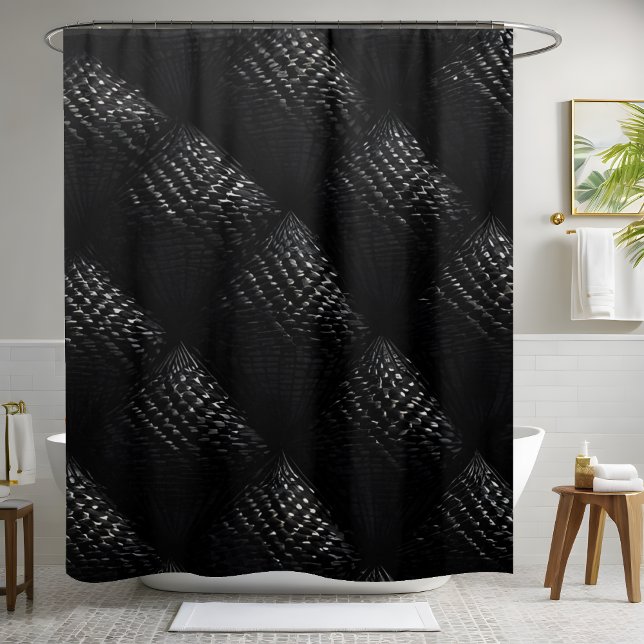 Cone Design rideau de douche noir (Créateur téléchargé)