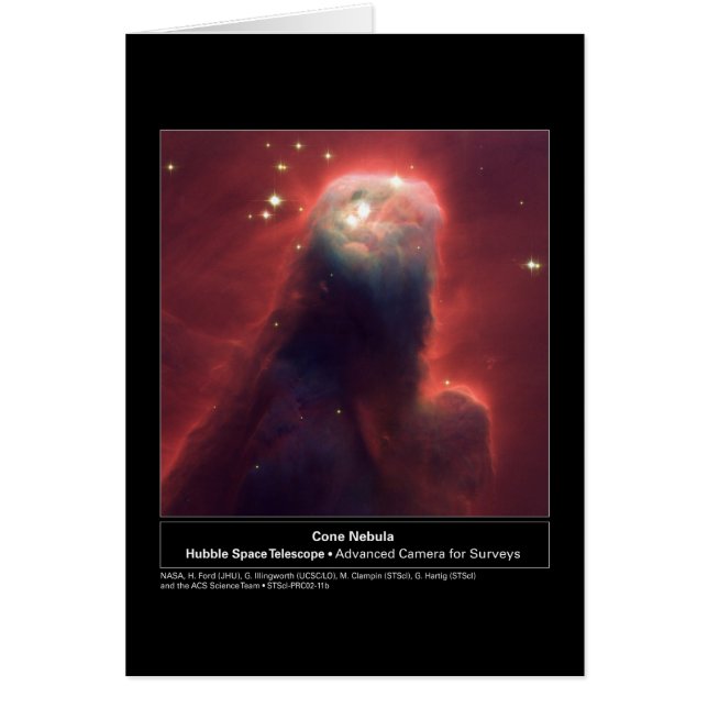 Cone Nebula NGC 2264 Hubble Telescope (Front)