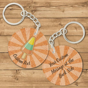 Cone Shaped Sorbet Stick Keychain