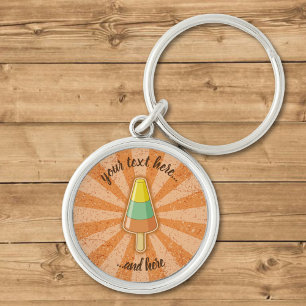 Cone Shaped Sorbet Stick Keychain