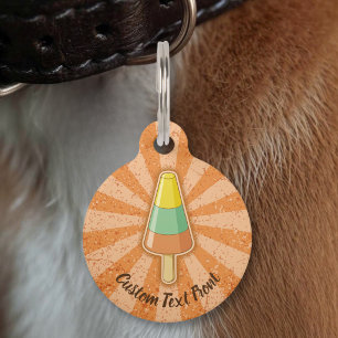 Cone Shaped Sorbet Stick Pet Tag