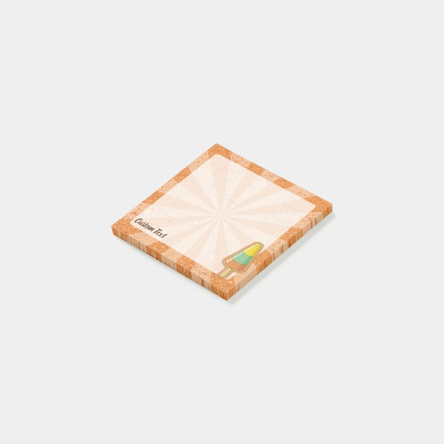 Cone Shaped Sorbet Stick Post-it Notes (Angled)