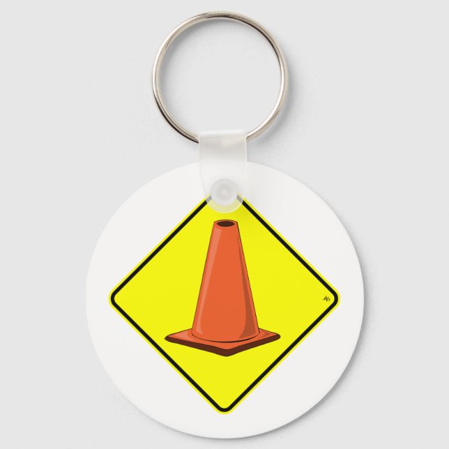 CONE ZONE 1y Keychain (Front)