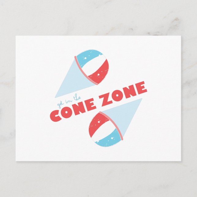 Cone Zone Postcard (Front)
