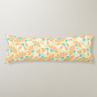 Coneflower Confetti on Eggshell Body Pillow