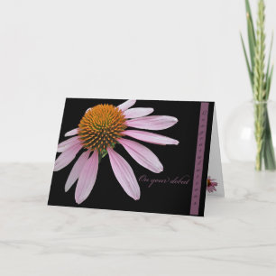Coneflower Debut Congratulations Items Card