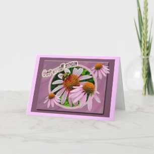 Coneflower Get Well Soon Card
