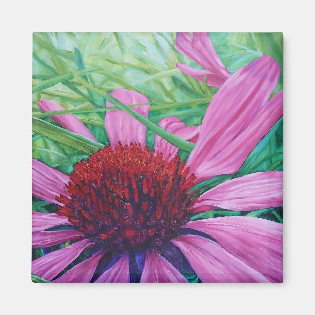 Coneflower Magnet (Front)