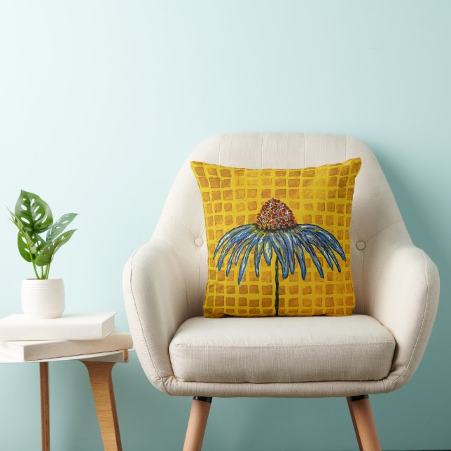coneflower pillow (Chair)