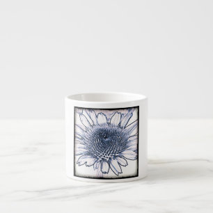 Coneflower Sketch Espresso Cup