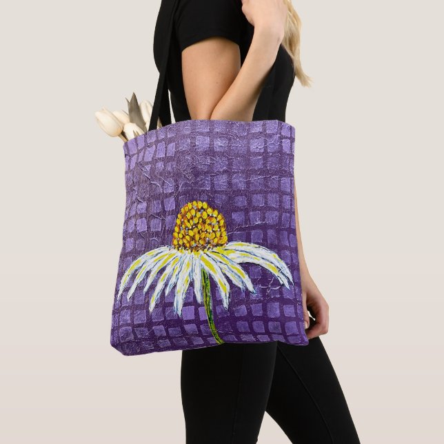 coneflower tote bag (Close Up)