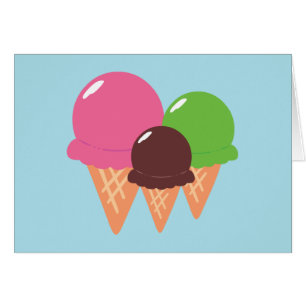 cônes de crème glacée