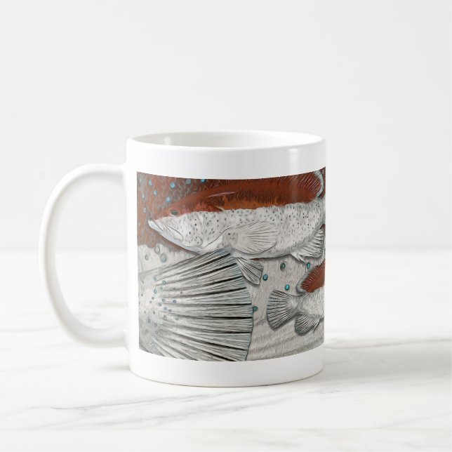 Coney Grouper Bicolor Phase graphic Coffee Mug (Left)