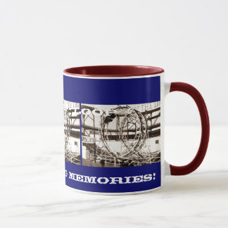 Coney Island Antique View Looping Roller Coaster Mug