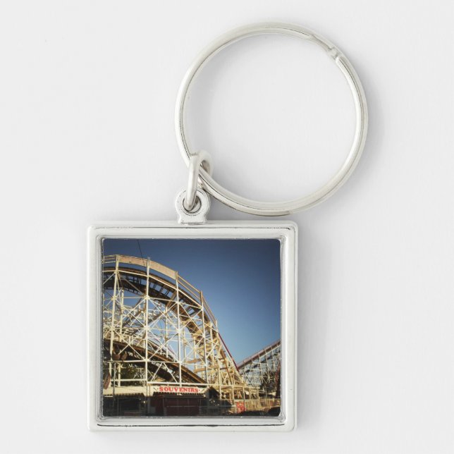 Coney Island Cyclone Roller Coaster, Brooklyn Keychain (Front)
