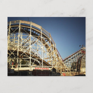 Coney Island Cyclone Roller Coaster, Brooklyn Postcard