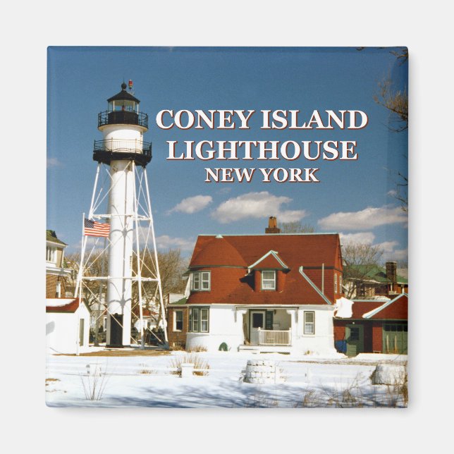 Coney Island Lighthouse, New York Magnet (Front)
