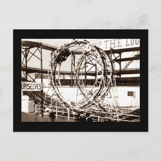 Coney Island Loop La carte postale Dessous de verr (Devant)