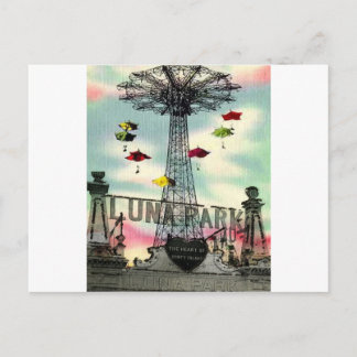 Coney Island Luna Park Amusement park Brooklyn ny Postcard