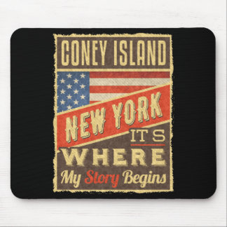 Coney Island New York Mouse Pad