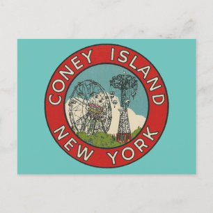 Coney Island, New York  Postcard