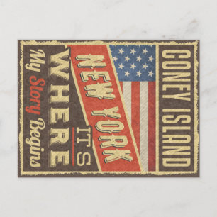 Coney Island New York Postcard