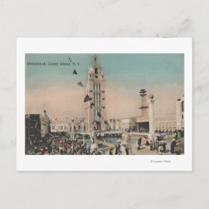 Coney Island, NY - Dreamland Ride Postcard