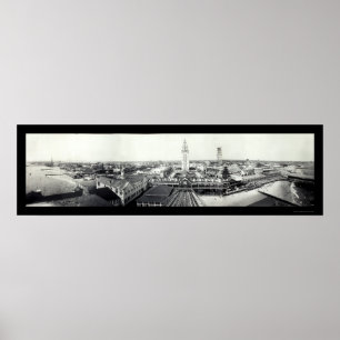 Coney Island NY Photo 1910 Poster