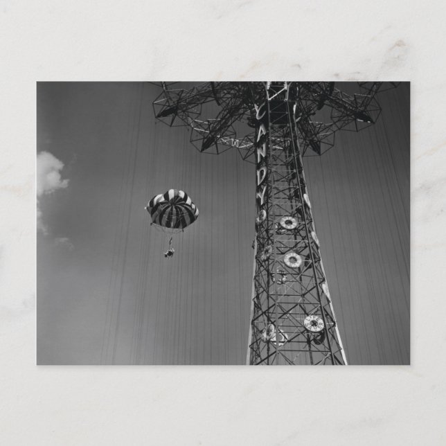 Coney Island Parachute Jump Postcard (Front)