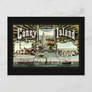 Coney Island Postcard
