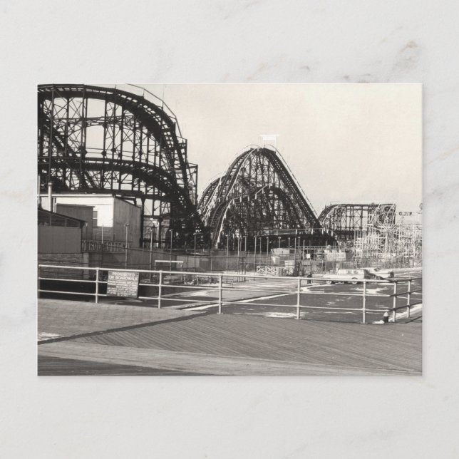 Coney Island Roller Coaster-1826616.s.jpg Postcard (Front)