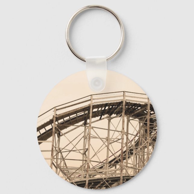 Coney Island Roller Coaster Keychain (Front)