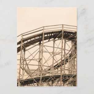 Coney Island Roller Coaster Postcard