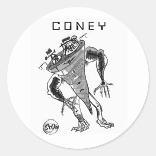 CONEY Robot Sticker