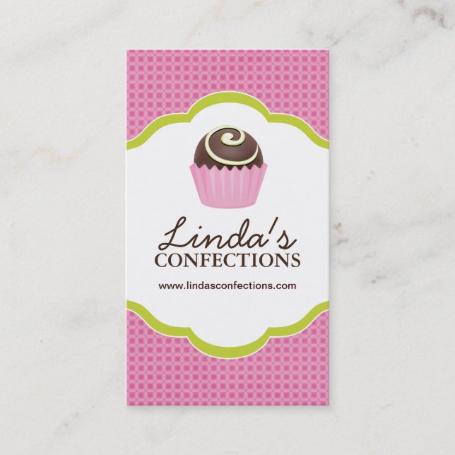 Confections Business Card Template (Front)