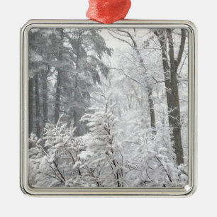 Confections in Snow --- Metal Ornament