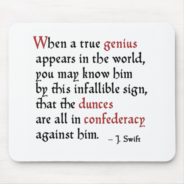 Confederacy of Dunces Mouse Pad (Front)