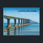 Confederation Bridge, Prince Edward Island Postcard<br><div class="desc">Confederation Bridge,  on the way to Prince Edward Island. Taken in the summer of 2018.</div>