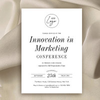 Conference Event Minimalist Logo Workshop Business