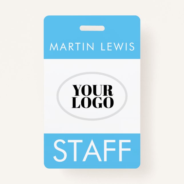 Conference Lanyard Badge Custom STAFF ID  (Front)