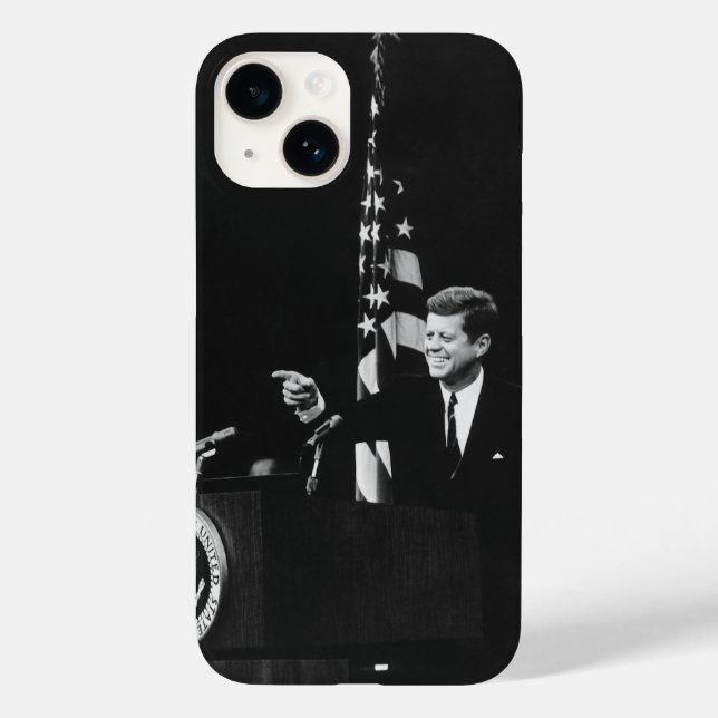 Conference of John Kennedy 35th US President  Case-Mate iPhone Case (Back)