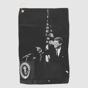 Conference of John Kennedy 35th US President  Golf Towel