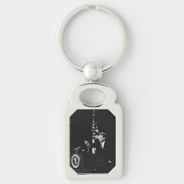 Conference of John Kennedy 35th US President  Keychain (Front)