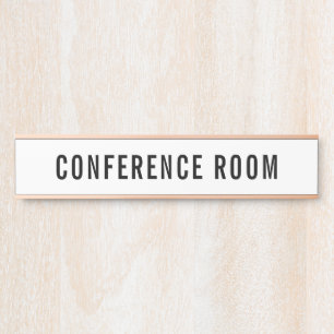 Conference Room Sign for Office Door Self Adhesive