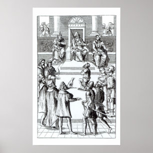 Confession for amends before the tribunal, after a poster