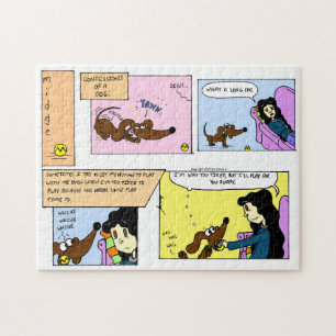 Confessions moyennes d'un puzzle de chien