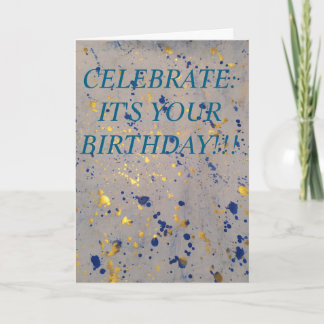 Confetti Birthday Card 